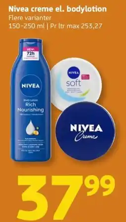 Løvbjerg Nivea creme el. bodylotion tilbud