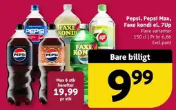 Løvbjerg Pepsi, Pepsi Max, Faxe kondi el. 7Up tilbud
