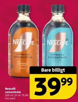 Løvbjerg Nescafe concentrate tilbud