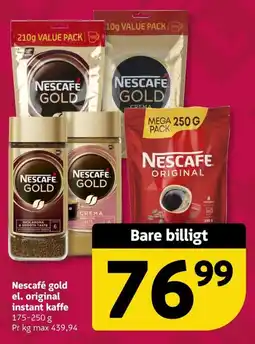 Løvbjerg Nescafe gold el. original instant kaffe tilbud
