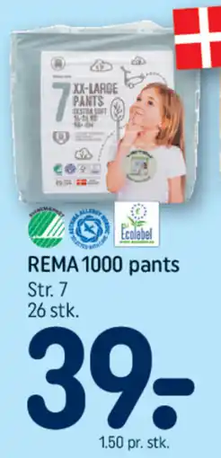 REMA 1000 Rema 1000 pants tilbud