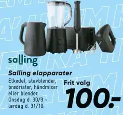 Bilka Salling elapparater tilbud
