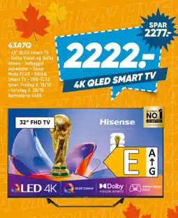 Bilka Hisense 43a7q tilbud