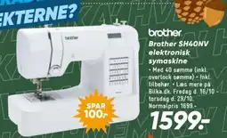 Bilka brother Brother SH4ONV elektronisk symaskine tilbud
