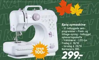 Bilka Epiq symaskine tilbud