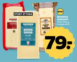 Netto Mammen skæreost tilbud