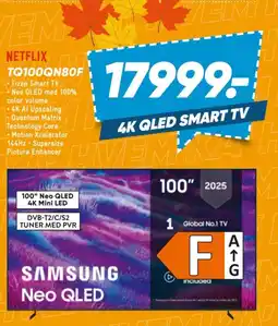 Bilka Netflix tq100qn8of samsung neo qled tilbud