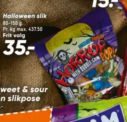 Bilka Halloween slik tilbud
