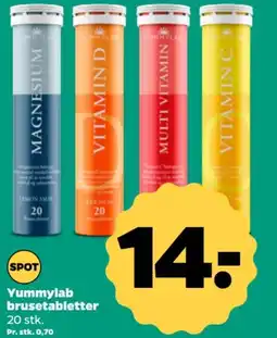 Netto SPOT Yummylab brusetabletter tilbud