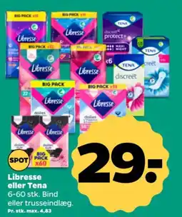Netto SPOT Libresse eller Tena tilbud