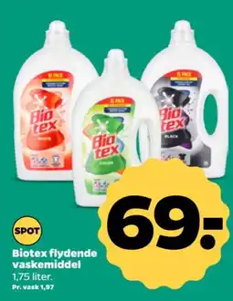 Netto SPOT Biotex flydende vaskemiddel tilbud