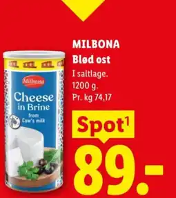 Lidl MILBONA Blød ost tilbud