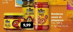 Løvbjerg Banderos sauce el. jalapenos tilbud