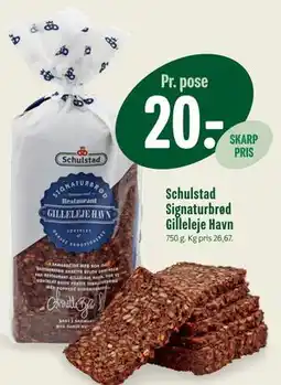 Min Købmand Schulstad Signaturbrød Gilleleje Havn tilbud