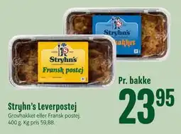 Min Købmand Stryhn’s Leverpostej tilbud