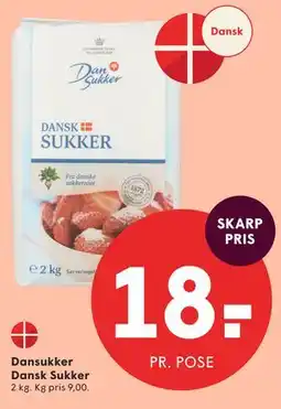 SPAR Dansukker Dansk Sukker tilbud