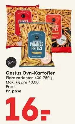 SPAR Gestus Ovn-Kartofler tilbud