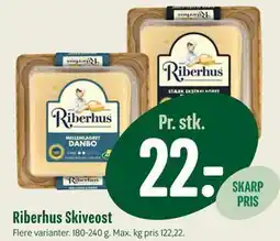 Min Købmand Riberhus Skiveost tilbud