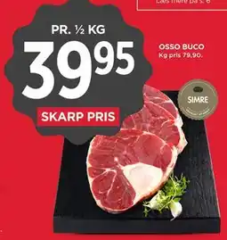 MENY OSSO BUCO tilbud