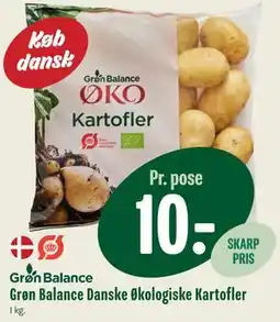 Min Købmand Grøn Balance Danske Økologiske Kartofler tilbud