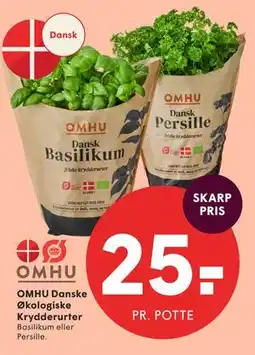 SPAR OMHU Danske Økologiske Krydderurter tilbud