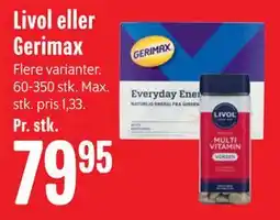 Min Købmand Livol eller Gerimax tilbud