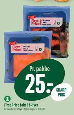 Min Købmand First Price Laks i Skiver tilbud
