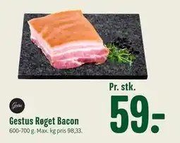 Min Købmand Gestus Røget Bacon tilbud