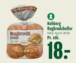Min Købmand Kohberg Rugbrødsboller tilbud