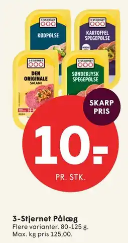 SPAR 3-Stjernet Pålæg tilbud