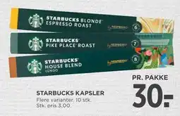 MENY STARBUCKS KAPSLER tilbud