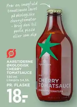 MENY AARSTIDERNE ØKOLOGISK CHERRY TOMATSAUCE tilbud