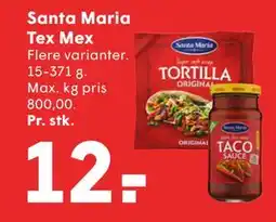 SPAR Santa Maria Tex Mex tilbud