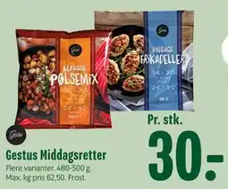 Min Købmand Gestus Middagsretter tilbud