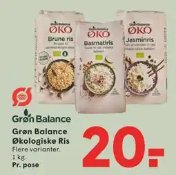 SPAR Grøn Balance Økologiske Ris tilbud