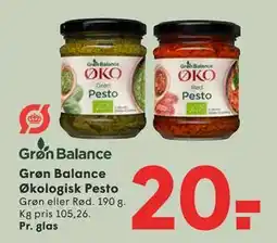 SPAR Grøn Balance Økologisk Pesto tilbud