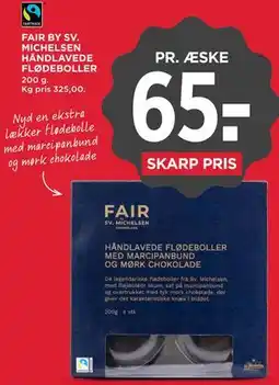 MENY FAIR BY SV. MICHELSEN HÅNDLAVEDE FLØDEBOLLER tilbud