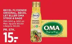 MENY BECEL FLYDENDE ORIGINAL, BECEL LET ELLER OMA STEGE & BAGE tilbud
