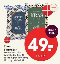 SPAR Them Skæreost tilbud