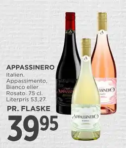 MENY APPASSINERO tilbud