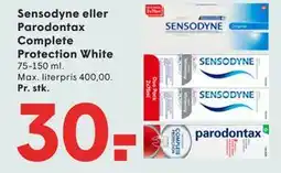 SPAR Sensodyne eller Parodontax Complete Protection White tilbud