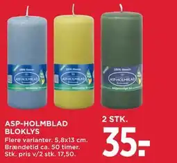 MENY ASP-HOLMBLAD BLOKLYS tilbud