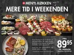 MENY MENYs KØKKEN sørger for MERE TID I WEEKENDEN tilbud