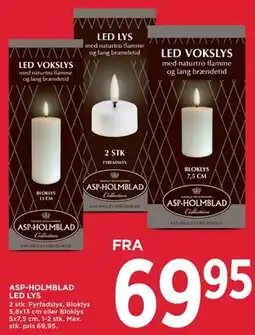 MENY ASP-HOLMBLAD LED LYS tilbud