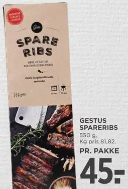 MENY GESTUS SPARERIBS tilbud