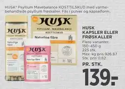 MENY HUSK KAPSLER ELLER FRØSKALLER tilbud