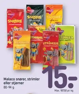 REMA 1000 Malaco snører, strimler eller stjerner tilbud