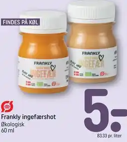 REMA 1000 Frankly ingefærshot tilbud