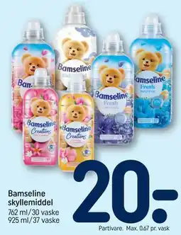 REMA 1000 Bamseline skyllemiddel tilbud