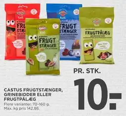 MENY CASTUS FRUGTSTÆNGER, GRINEBIDDER ELLER FRUGTPÅLÆG tilbud